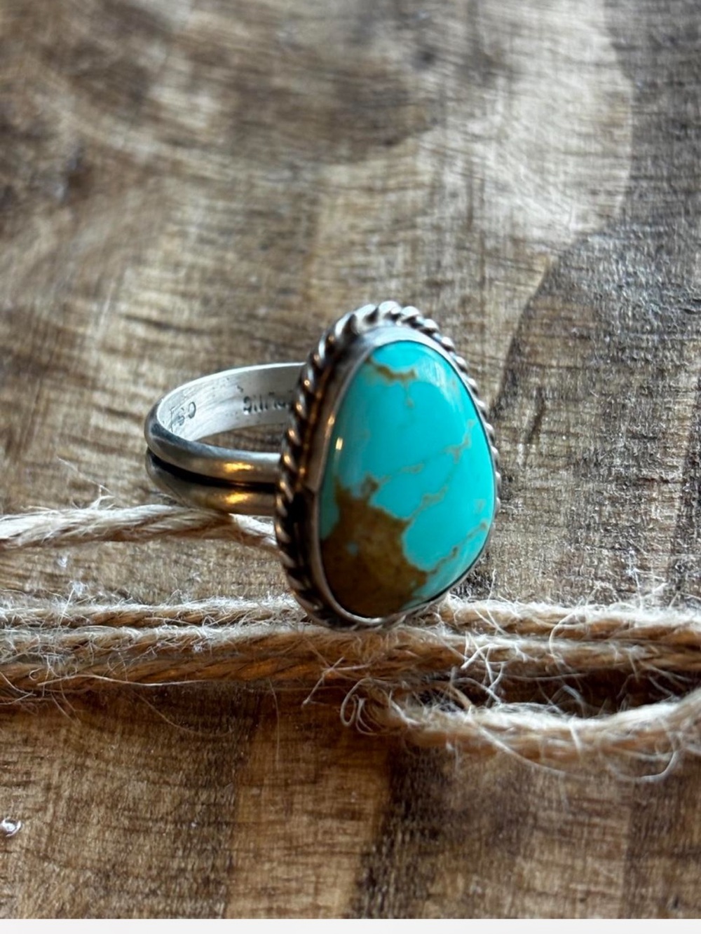 Native made adjustable ring